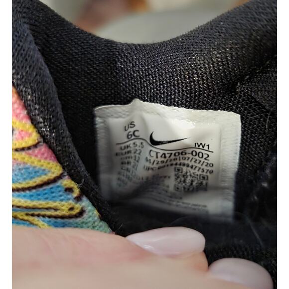 Nike LeBron James 6C Gang Black Pink Blast Basketball Shoes - Picture 9 of 9